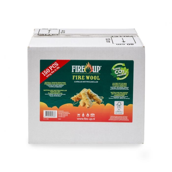 Fire-Up Anzündspäne 150 Stück │ Feuerkorbshop-de