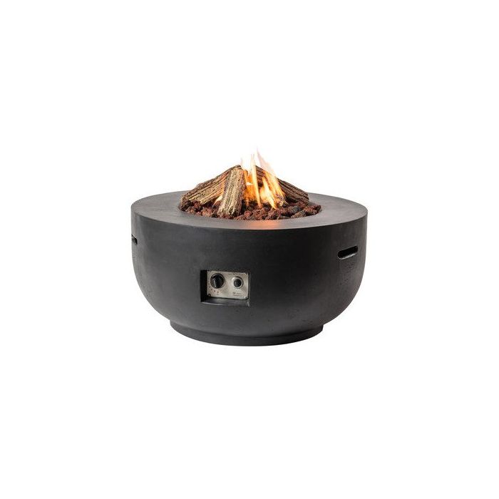 Happy Cocooning Feuertisch Bowl schwarz | Feuerkorb-shop.de
