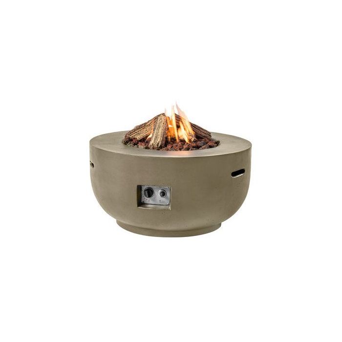 Happy Cocooning Feuertisch Bowl taupe | Feuerkorb-shop.de