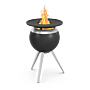 Höfats MOON 45 rauchfreier Feuerkorb mit Plancha