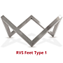 MOODZ EdelStahl Feet Type 1 Ø60