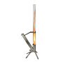 Green Flame Lounge Pellet-Kamin aus Edelstahl