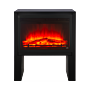 Livin' flame Kamineinfassung Ardez Schwarz