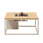 Cosi Feuertisch Cosiloft 100 Sandy Beige / Teak
