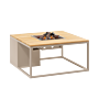 Cosi Feuertisch Cosiloft 100 Sandy Beige / Teak