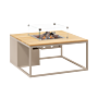 Cosi Feuertisch Cosiloft 100 Sandy Beige / Teak