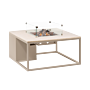 Cosi Feuertisch Cosiloft 100 Sandy Beige / Stone