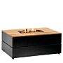 Cosi Feuertisch Cosipure 120 Schwarz/Teak