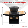 HEAT Kjok Outdoor-Küche Ø56 cm Schwarz