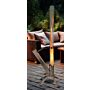 Green Flame Lounge Pellet-Kamin aus Edelstahl