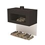 FORNO Terrassenofen Enok Wall Schwarz