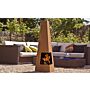 GardenMaxX Chacana Corten Terrassenofen