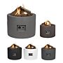 Happy Cocooning Feuertisch Rund Taupe