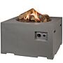 Happy Cocooning Feuertisch Quadratisch Taupe