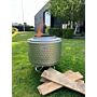 Cyclus Ecodrum HD Zirkularer Feuerkorb Edelstahl