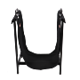 Esschert Kaminholztasche Schwarz mit Halter