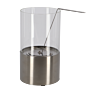 Esschert Bioethanol Tischkamin Rund Edelstahl
