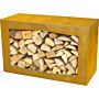 GardenMaxX Woodbox Corten Holzlager