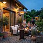 HEAT Gas-Terrassenheizer Solvarme Grau 50 mbar
