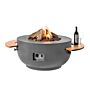 Happy Cocooning Feuertisch Bowl Anthrazit 