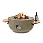 Happy Cocooning Feuertisch Bowl Taupe 