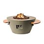 Happy Cocooning Feuertisch Cone Taupe