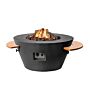 Happy Cocooning Feuertisch Cone Schwarz 