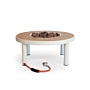 Happy Cocooning Feuertisch Riviera 80 oyster beige