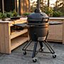 HEAT Premium Kamado Grill Fyregg 18 schwarz