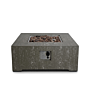 Happy Cocooning Feuertisch Estate Square 88 oscuro travertin