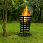 HEAT Mandal Feuerkorb mit Grundplatte
