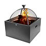HEAT Feuerkorb 3 in 1 (Feuerkorb + BBQ + Beistelltisch)