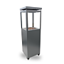 HEAT Outdoor Living Utevarme Terrassenkamin Anthrazit
