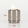 herQs Rauchfreier Feuerkorb Cozy