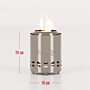 herQs Rauchfreier Feuerkorb Mighty