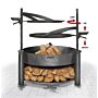 CookKing Multi-Funktions-Feuerschale Montana X mit Grillrost 60 cm