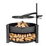CookKing Multi-Funktions-Feuerschale Montana X mit Grillrost 60 cm