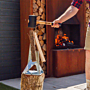 NO-AXE Verzinkter Holzspalter mit Hammer