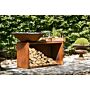 OFYR Island 85 Corten Teak Wood