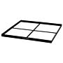 CookKing Bodenplatte für Deko-Steine 80x80 cm
