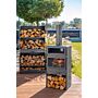 CookKing Vento Gartenkamin mit Backofenfunktion und Doppelverglasung