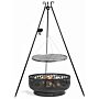 CookKing Stativ 180 cm mit Grillrost + Umlenkrolle