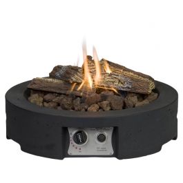 Happy Cocooning Tischaufsatz rund Schwarz | Feuerkorb-shop.de