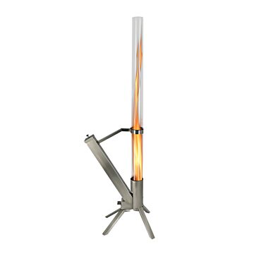 Green Flame Lounge Pellet-Kamin aus Edelstahl