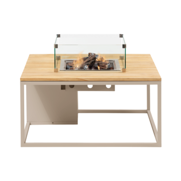 Cosi Feuertisch Cosiloft 100 Sandy Beige / Teak