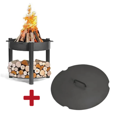 CookKing Feuerschale Montana High Ø70 cm + Deckel