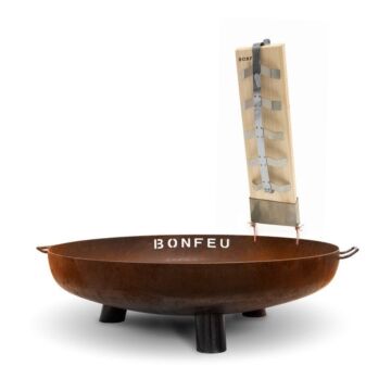 BonFeu BonBowl Plus Ø 60 cm CortenStahl + GRATIS FLAMMLACHSBRETT im Wert von €29.50