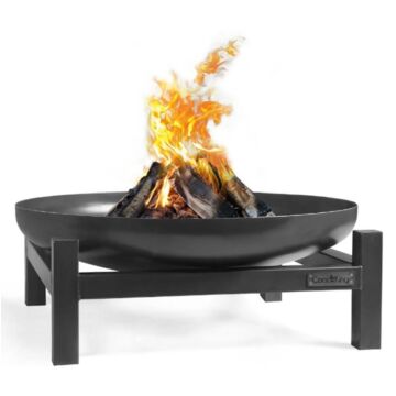 CookKing Feuerschale Panama Produktfoto mit Feuer
