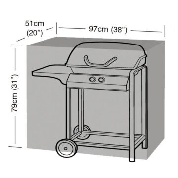 Girlande Grillabdeckung Außenküche 71 cm