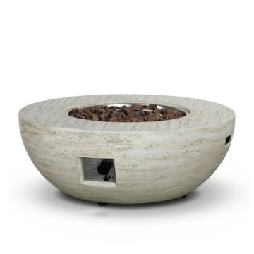 Happy Cocooning Feuertisch Estate Bowl 92 travertin
